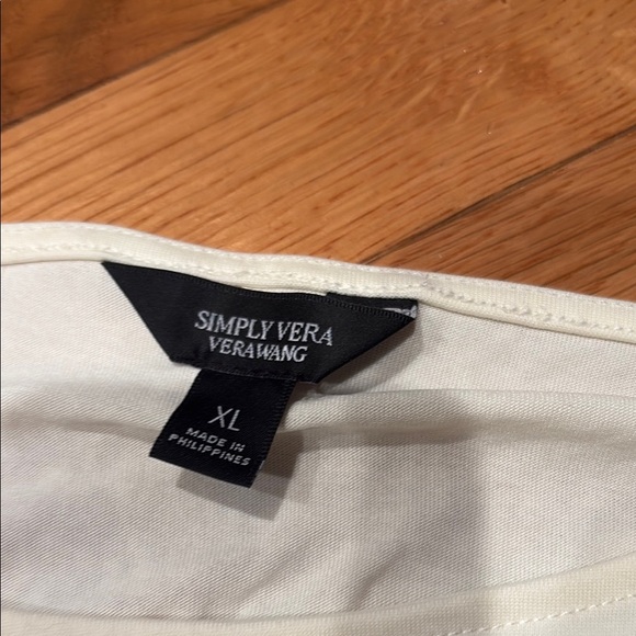 Simply Vera Vera Wang Ivory Blouse - Picture 5 of 7